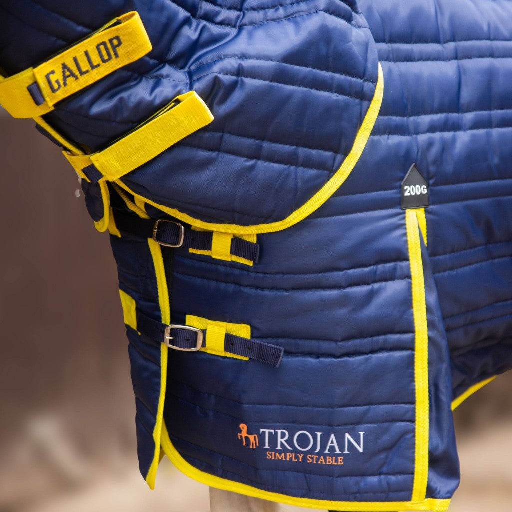 Gallop Equestrian - NEW TROJAN 200g Combo Stable Rug