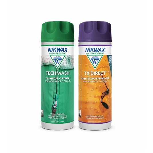 Nikwax Tech Wash and TX.Direct Wash-In Set 300ml